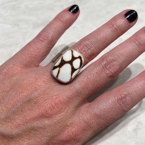 Sterling silver cocktail ring